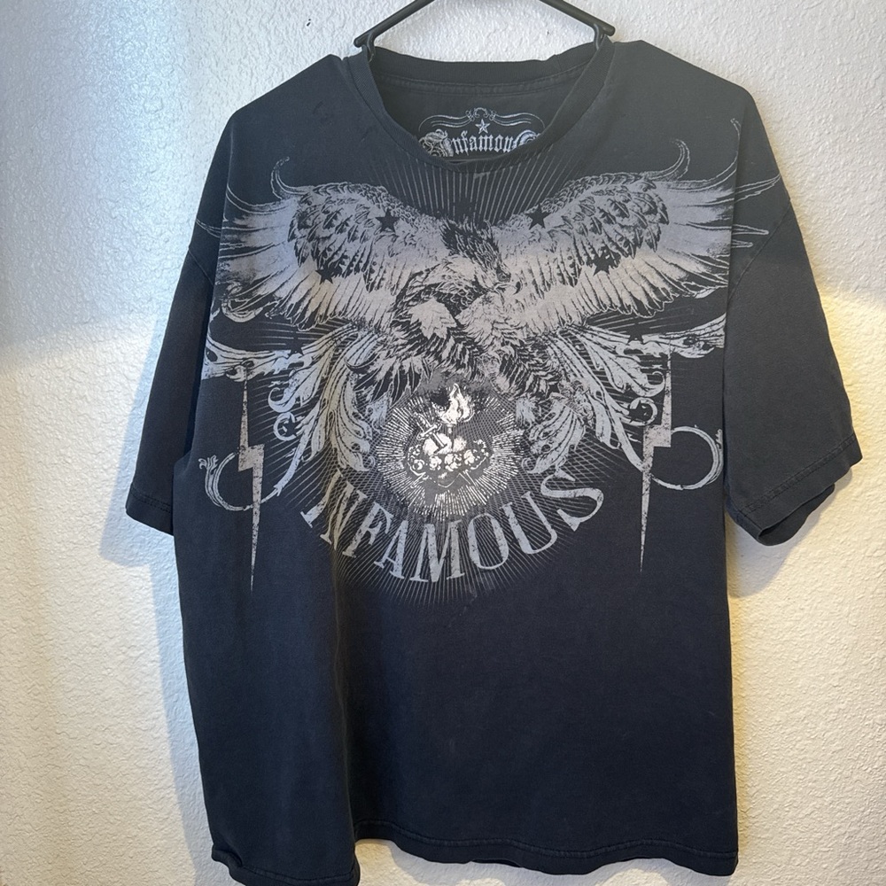 Y2K infamous men's t shirt
